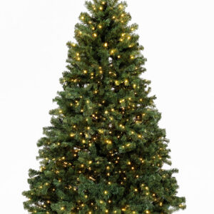 6FT Pre-Lit Artificial Christmas Tree, 300 LED Lights, 900 PVC Branch Tips|Remote Control, 8 Lighting Modes, Adjustable Brightness & Timer, Foldable Metal Stand, Fire-Resistant Needles